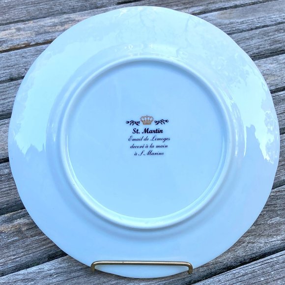 Dessert Salad Snack Plates - St. Martin Email de Limoges - France - Picture 3 of 8